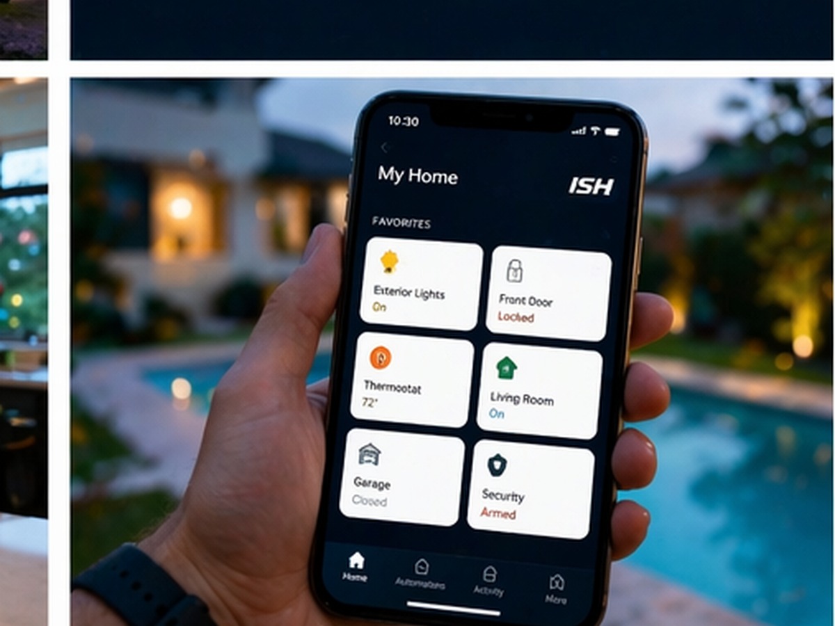 Smart home setup and app automation service
