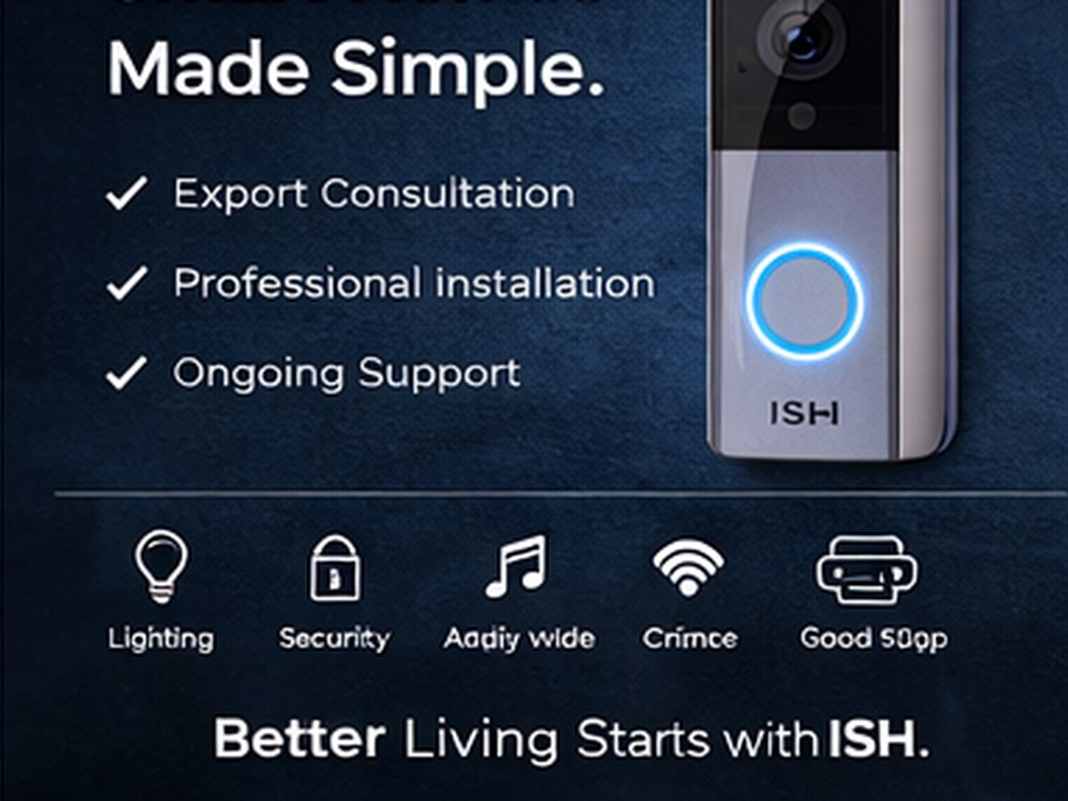 Security camera and video doorbell installation service